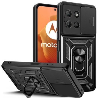Tech-Protect CamShield Pro Case for Motorola Moto G15, Black