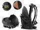 Tactical military backpack 30L for hiking and survival, black