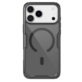 Nillkin Nature TPU Pro Magnetic Case Compatible with MagSafe  iPhone 17 Pro Max - Translucent Black