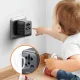Joyroom JR-TCW01 Travel Wall Charger 17W ( EU / US / UK / JP / AU / CN ), Black