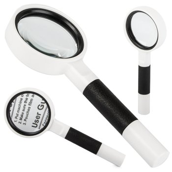 Classic 7x Magnifying Glass for Reading, 50mm Lens