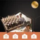 Ruhhy Wooden Chess Set 31x31 cm, Brown/Cream