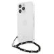 Guess Pearl Case for iPhone 13 Pro Max, Transparent Black
