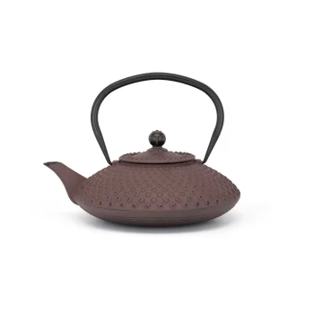 Bredemeijer Xilin Cast Iron Teapot with Infuser 1.25L, Aubergine