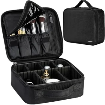 Soulima Cosmetic Bag Organizer, Black