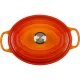 Le Creuset Signature Oval Cast Iron Casserole 29 cm 4.7 L, Volcanic