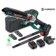 Cordless Chainsaw Humberg Hm-437, 2x 2.0 Ah, 10\" and 8\"