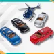 Bakalu Multi-Level Parking Garage with Cars and Helicopter
