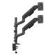 Ergo Office ER-692 B Dual Monitor Desk Mount with Gas Spring, 17\"-32\", 1-10kg, Black