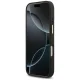 Guess iPhone 17 Pro Case PU Peony Hot Stamp MagSafe, Black