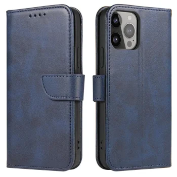 Magnet Case Wallet Flip for Samsung Galaxy S25, Blue