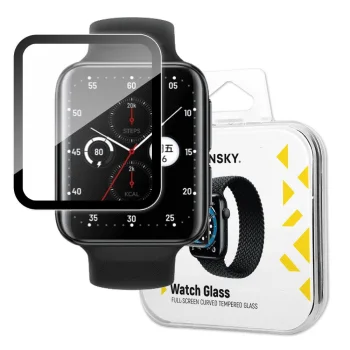 Wozinsky Watch Glass Hybrid Screen Protector for Oppo Watch 2 42mm, Black