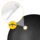 4Fizjo 232 Pilates and Rehabilitation Ball, 22 cm, Black