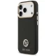 Guess iPhone 17 Pro Case Grained Strass Logo MagSafe, Black