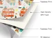 Double-sided foam pad for children, London Bus Forest 200x180 cm