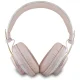Guess ENC Metal 4G Logo On-Ear Headphones - Pink
