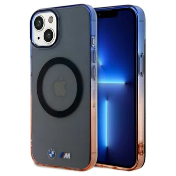 BMW iPhone 15 Plus / 14 Plus Case Gradient Bumper MagSafe, Gray