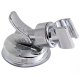 Shower Head Holder with Suction Cup, Silver
