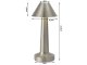 Bedroom Night Light Wireless Table Lamp, Silver color