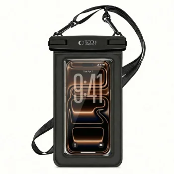 Tech-Protect UWC7 Waterproof Case for Smartphones up to 6.9", Black