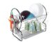 2-Tier Dish Drying Rack, Drainer with Cutlery Holder