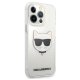 Karl Lagerfeld iPhone 13 Pro Max Case Choupette Head, Transparent