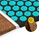 4FIZJO ECO Acupressure Mat with Pillow and Bag, Black/Blue