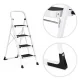 ModernHome 4-Step Folding Steel Ladder, Max 150 kg
