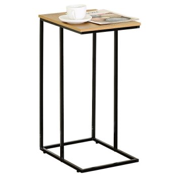 Mobile Side Coffee Table for Laptop Black