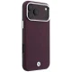 BMW Sign Deboss Quilted Metal Logo MagSafe Case for iPhone 18 Pro Max / 17 Pro Max - Burgundy