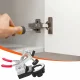 Concealed Hinge Drilling Jig Kit 35mm for Cabinet Doors with Forstner Bit