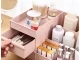 Cosmetics and Jewelry Organizer with 2 Drawers, White