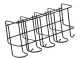 Metal Umbrella Holder Stand Umbrella Organiser with Hooks for Keys, Different colors