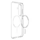 Spigen Ultra Hybrid Mag MagSafe Case for Samsung Galaxy S26, Clear and White