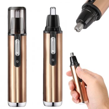 Rechargeable Nose and Ear Hair Trimmer for Men