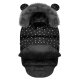 Sleeping bag for stroller, sled Elmi Ricokids - black in triangles