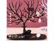 Jewellery Tree Stand Organiser with Ring Tray, Deer Antler Design, Black