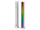 USB RGB LED Light Bar with Sound Reaction, Built-in Battery, White