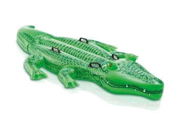 Intex Inflatable Ride-On Crocodile with Handles 203x114 cm