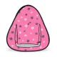Children\'s play tent igloo shape with stars, pink
