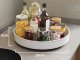 Rotating Turntable Organizer for Kitchen and Bathroom 25cm, White