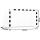 Neo-Sport Football Goal 300 x 160 x 90 cm, Black/White