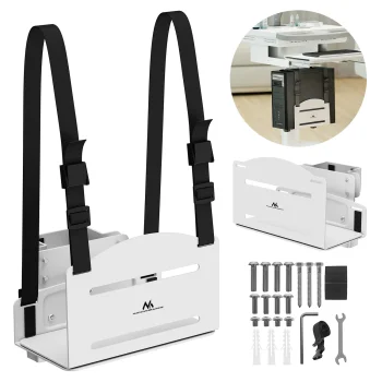 Maclean MC-116 W PC Wall Mount, 10kg, White