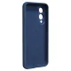 Etteri Silicone Mag Case for Samsung Galaxy S25 Edge, Dark Blue