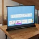 Maclean MC-961 Portable Desktop Projector Screen, 45\", 4:3