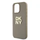 DKNY iPhone 15 Pro Case Wrist Strap Stock Logo, Beige