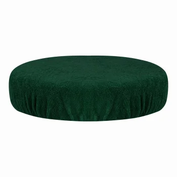 Terry Cloth Cover for Cosmetic Stool, Bottle Green