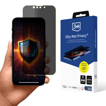 Privacy Screen Protector Film 3mk Silky Matt Privacy for Apple iPhone 13 Mini