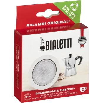 Bialetti 0800038 Replacement Gasket and Filter for 2 Cups