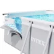Intex 26788 Rectangular Frame Garden Pool Set 400 x 200 x 100 cm, Grey
